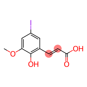 (E)-3-(2-hydroxy-5-iodo-3-methoxyphenyl)acrylic acid