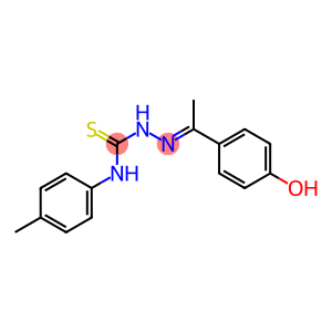 2-[(E)-1-(4-hydroxyphenyl)ethylidene]-N-(4-methylphenyl)-1-hydrazinecarbothioamide