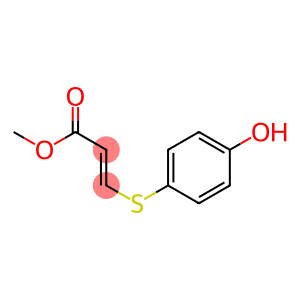 (E)-3-[(4-Hydroxyphenyl)thio]acrylic acid methyl ester