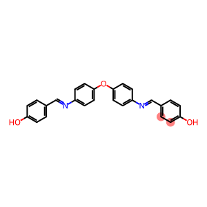 4-({[4-(4-{[(E)-(4-hydroxyphenyl)methylidene]amino}phenoxy)phenyl]imino}methyl)phenol