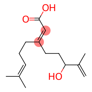 (2E)-6-Hydroxy-3-(4-methyl-3-pentenyl)-7-methyl-2,7-octadienoic acid