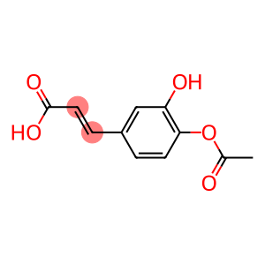 (E)-3-(3-Hydroxy-4-acetyloxyphenyl)propenoic acid