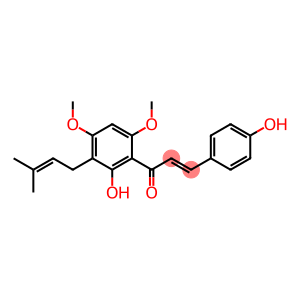 (E)-1-[2-Hydroxy-4,6-dimethoxy-3-(3-methyl-2-butenyl)phenyl]-3-(4-hydroxyphenyl)-2-propene-1-one