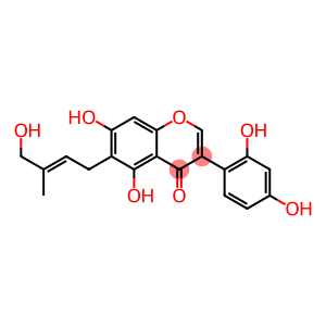 6-[(2E)-4-Hydroxy-3-methyl-2-butenyl]-2',4',5,7-tetrahydroxyisoflavone