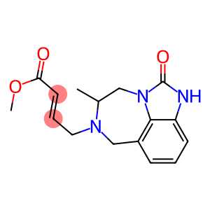 (E)-4-[(1,2,4,5,6,7-Hexahydro-5-methyl-2-oxoimidazo[4,5,1-jk][1,4]benzodiazepin)-6-yl]-2-butenoic acid methyl ester