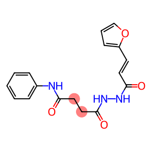 4-{2-[(E)-3-(2-furyl)-2-propenoyl]hydrazino}-4-oxo-N-phenylbutanamide