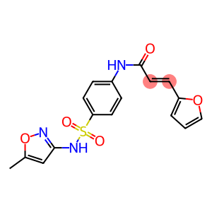 (E)-3-(2-furyl)-N-(4-{[(5-methyl-3-isoxazolyl)amino]sulfonyl}phenyl)-2-propenamide