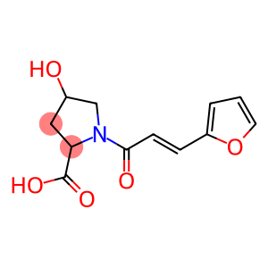 1-[(2E)-3-(2-furyl)prop-2-enoyl]-4-hydroxypyrrolidine-2-carboxylic acid