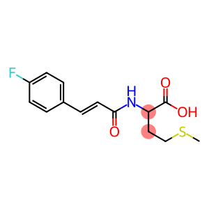 2-{[(2E)-3-(4-fluorophenyl)prop-2-enoyl]amino}-4-(methylthio)butanoic acid