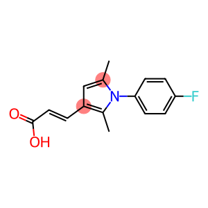 (2E)-3-[1-(4-FLUOROPHENYL)-2,5-DIMETHYL-1H-PYRROL-3-YL]ACRYLIC ACID