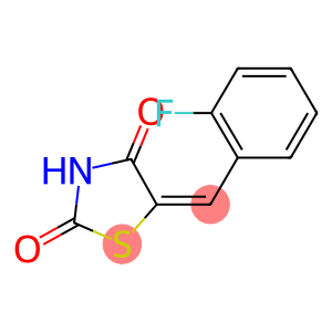 5-[(E)-(2-FLUOROPHENYL)METHYLIDENE]-1,3-THIAZOLANE-2,4-DIONE