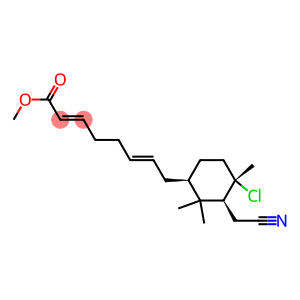 (2E,6E)-8-[(1S,2S,4R)-1-Chloro-2-(cyanomethyl)-1,3,3-trimethylcyclohexan-4-yl]-2,6-octadienoic acid methyl ester