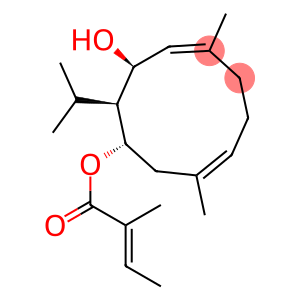 (1E,5E,8S,9S,10S)-9-Isopropyl-2,6-dimethyl-1,5-cyclodecadiene-8,10-diol 8-[(E)-2-methyl-2-butenoate]