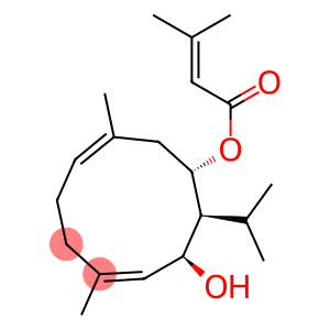 (1E,5E,8S,9S,10S)-9-Isopropyl-2,6-dimethyl-1,5-cyclodecadiene-8,10-diol 8-[3-methyl-2-butenoate]