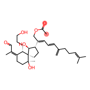 [(2E,4E)-2-[(1S,2S,5S,6S,9Z,10S)-1,6-dihydroxy-10-(3-hydroxypropyl)-6-methyl-9-(1-oxopropan-2-ylidene)-2-spiro[4.5]decyl]-10-methyl-6-methylidene-undeca-2,4,9-trienyl] acetate