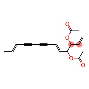(5E,11E)-Trideca-1,5,11-triene-7,9-diyne-3,4-diol diacetate
