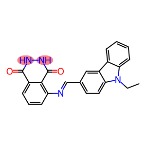 5-{[(E)-(9-ethyl-9H-carbazol-3-yl)methylidene]amino}-2,3-dihydro-1,4-phthalazinedione