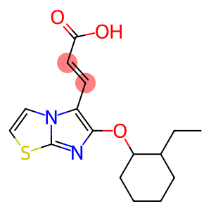 (2E)-3-{6-[(2-ethylcyclohexyl)oxy]imidazo[2,1-b][1,3]thiazol-5-yl}acrylic acid