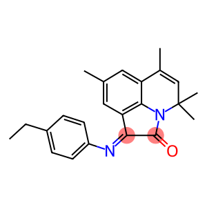 (1E)-1-[(4-ETHYLPHENYL)IMINO]-4,4,6,8-TETRAMETHYL-4H-PYRROLO[3,2,1-IJ]QUINOLIN-2(1H)-ONE