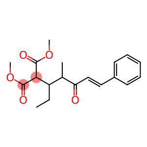 2-[(4E)-1-Ethyl-2-methyl-5-phenyl-3-oxo-4-pentenyl]propanedioic acid dimethyl ester