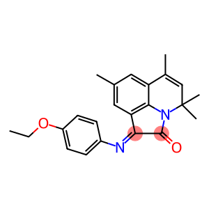 (E)-1-(4-ETHOXYPHENYLIMINO)-4,4,6,8-TETRAMETHYL-1H-PYRROLO[3,2,1-IJ]QUINOLIN-2(4H)-ONE