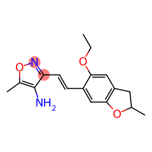 3-[(E)-2-(5-ethoxy-2-methyl-2,3-dihydro-1-benzofuran-6-yl)vinyl]-5-methylisoxazol-4-amine