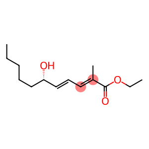 (2E,4E,6S)-6-Hydroxy-2-methyl-2,4-undecadienoic acid ethyl ester