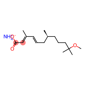 (2E,4E,7S)-11-Methoxy-3,7,11-trimethyl-2,4-dodecadienoic acid ammonium salt