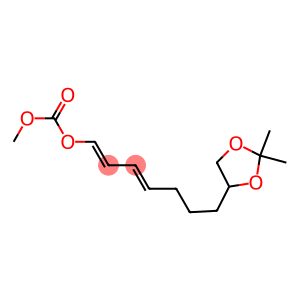 (2E,4E)-1-(Methoxycarbonyloxy)-7-(2,2-dimethyl-1,3-dioxolan-4-yl)-1,3-heptadiene