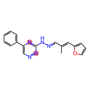 (1E,2E)-3-(2-FURYL)-2-METHYLACRYLALDEHYDE (5-PHENYL-1,2,4-TRIAZIN-3-YL)HYDRAZONE