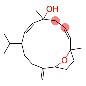 [3E,13E,(+)]-5,8-Epoxy-1,5-dimethyl-9-methylene-12-(1-methylethyl)cyclotetradeca-3,13-diene-1-ol