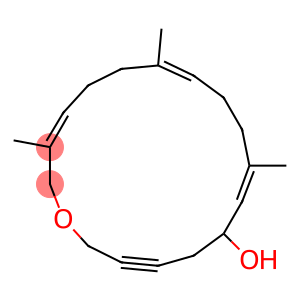 (3E,7E,11E)-3,7,11-Trimethyloxacycloheptadeca-3,7,11-trien-15-yn-13-ol