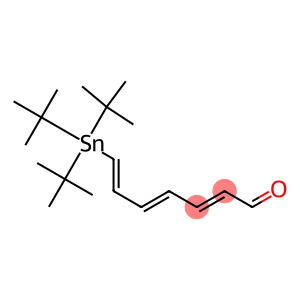 (2E,4E,6E)-7-(Tri-tert-butylstannyl)-2,4,6-heptatrienal