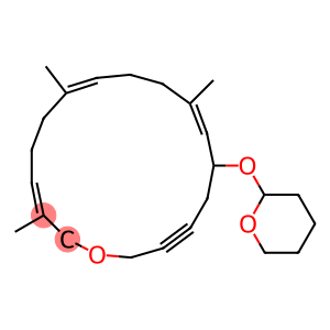 (3E,7E,11E)-3,7,11-Trimethyl-13-[(tetrahydro-4H-pyran)-2-yloxy]oxacycloheptadeca-3,7,11-trien-15-yne