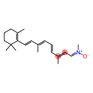 (2E,4E,6E,8E)-N-Methyl-9-(2,6,6-trimethyl-1-cyclohexen-1-yl)-3,7-dimethyl-2,4,6,8-nonatetren-1-imine N-oxide