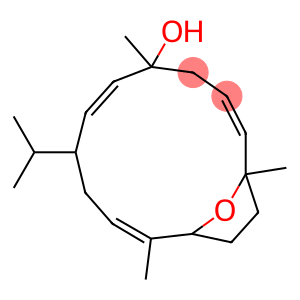 [3E,9E,13E,(+)]-5,8-Epoxy-1,5,9-trimethyl-12-(1-methylethyl)cyclotetradeca-3,9,13-triene-1-ol