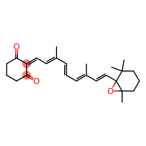 2-[(2E,4E,6E,8E)-9-(2,2,6-Trimethyl-7-oxabicyclo[4.1.0]heptan-1-yl)-3,7-dimethyl-2,4,6,8-nonatetren-1-ylidene]cyclohexane-1,3-dione