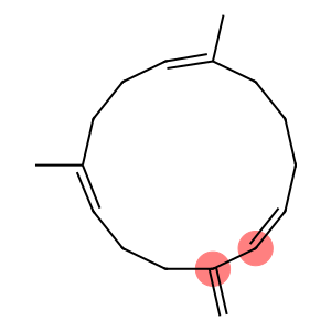 (1E,6E,10E)-7,11-Dimethyl-3-methylenecyclotetradeca-1,6,10-triene