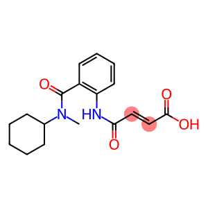 (E)-4-(2-{[cyclohexyl(methyl)amino]carbonyl}anilino)-4-oxo-2-butenoic acid