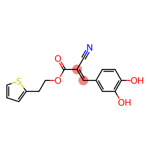 (E)-2-Cyano-3-(3,4-dihydroxyphenyl)acrylic acid 2-(2-thienyl)ethyl ester