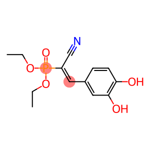 (E)-1-Cyano-2-(3,4-dihydroxyphenyl)ethenylphosphonic acid diethyl ester