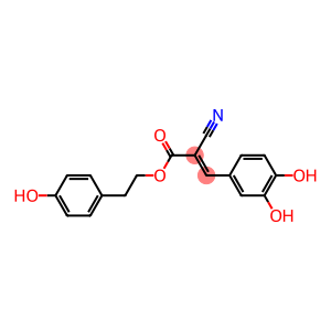 (E)-2-Cyano-3-(3,4-dihydroxyphenyl)acrylic acid 2-(4-hydroxyphenyl)ethyl ester