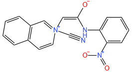 (E)-2-CYANO-2-ISOQUINOLINIUM-2-YL-1-[(2-NITROPHENYL)AMINO]ETHYLENOLATE