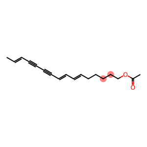 (6E,8E,14E)-1-Acetoxy-6,8,14-hexadecatriene-10,12-diyne