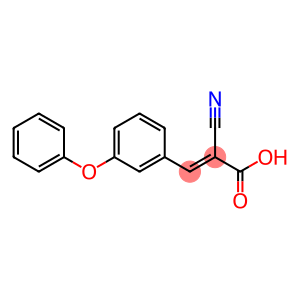 (2E)-2-cyano-3-(3-phenoxyphenyl)acrylic acid