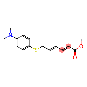 (2E,4E)-6-(4-DIMETHYLAMINO-PHENYLSULFANYL)-HEXA-2,4-DIENOIC ACID METHYL ESTER