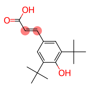 (2E)-3-(3,5-di-tert-butyl-4-hydroxyphenyl)prop-2-enoic acid