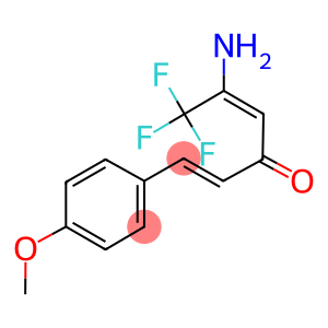 (1E,4E)-5-AMINO-6,6,6-TRIFLUORO-1-(4-METHOXYPHENYL)HEXA-1,4-DIEN-3-ONE