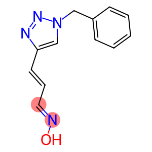 (1E,2E)-3-(1-BENZYL-1H-1,2,3-TRIAZOL-4-YL)ACRYLALDEHYDE OXIME