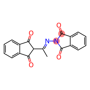 2-{[(E)-1-(1,3-dioxo-2,3-dihydro-1H-inden-2-yl)ethylidene]amino}-1H-isoindole-1,3(2H)-dione